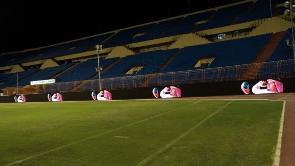 Outdoor P6.67 sports LED display scoreboard stadium perimeter LED screen solution 10