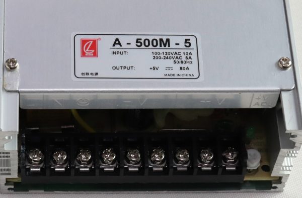 CZCL A-500M-5 5V80A 400W Power Supply large Load LED Wall Power Source 5