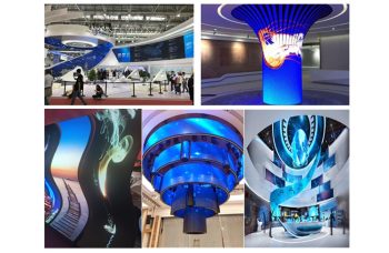 120×240 P1.5625 Soft Flexible LED Screen Module 200×150 HD Arc LED Display With Flexible Module