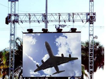 Outdoor P1.953 Rental LED Display 1000×500 for stage background Video Show