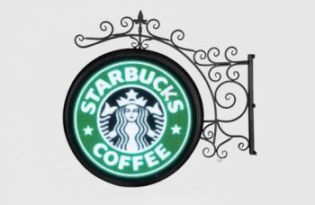 Circle LED Display Round LED Display Screen Double Sided