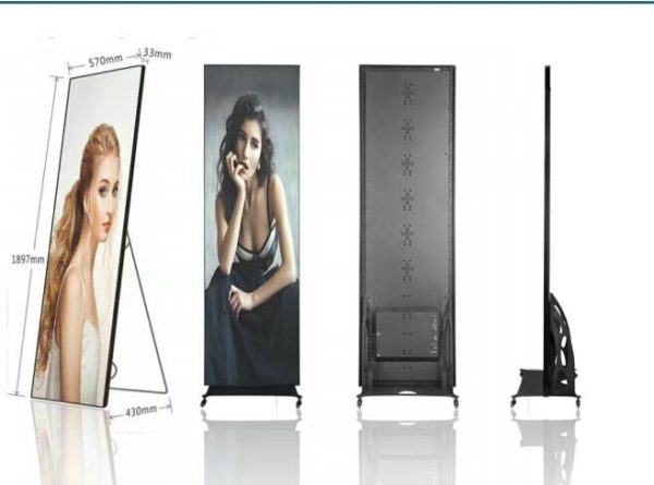 P2.5 Mirror Poster LED Display 1920×640 for Retail Advertising 3